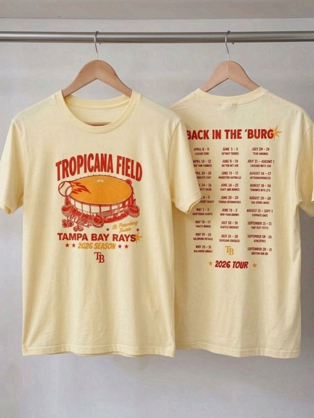 Tampa Bay Rays Tropicana Field 2026 Giveaway T-Shirt Reprint